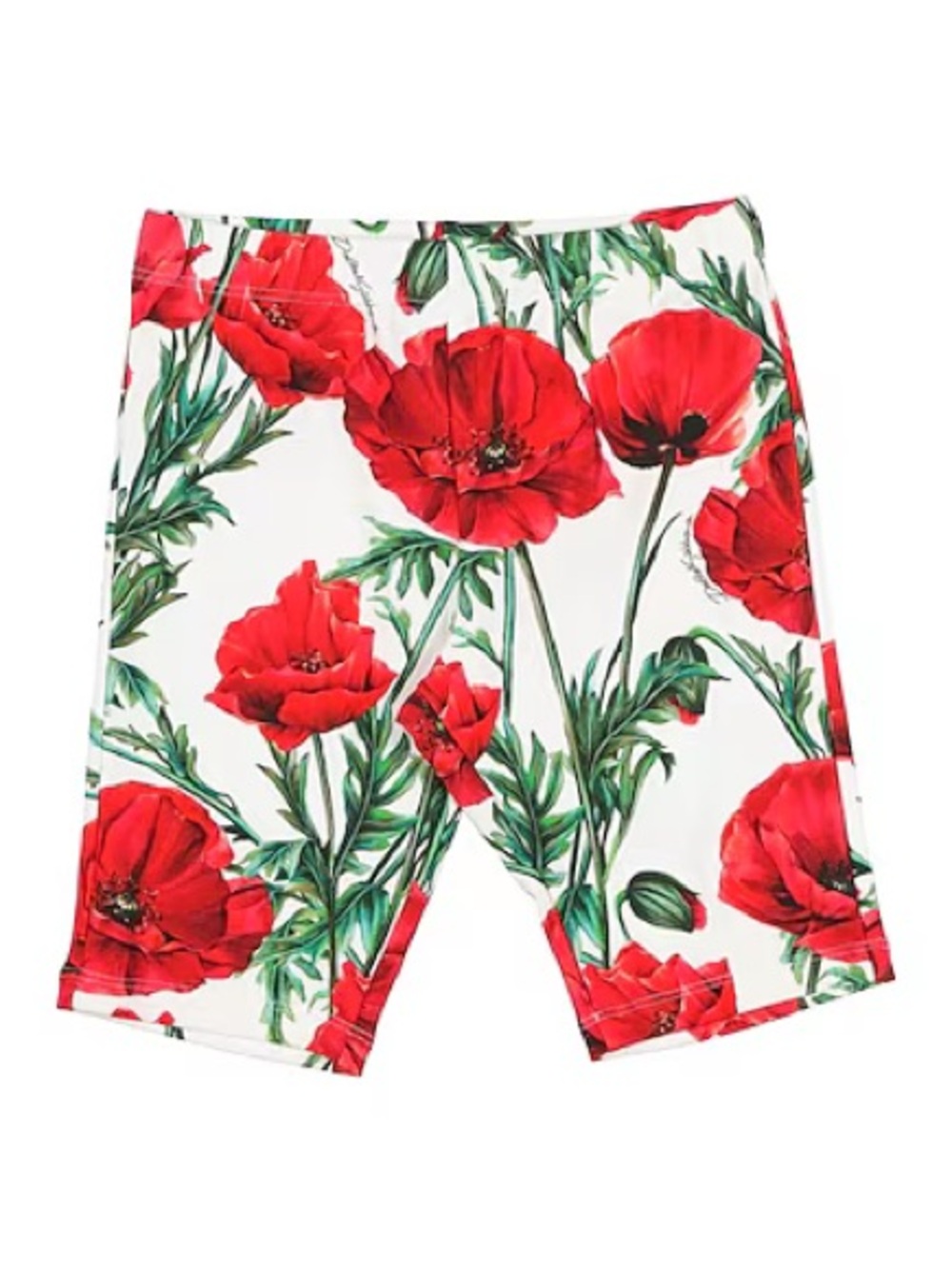 NWT Dolce Gabbana Poppy Biker Shorts Girls Sz 14